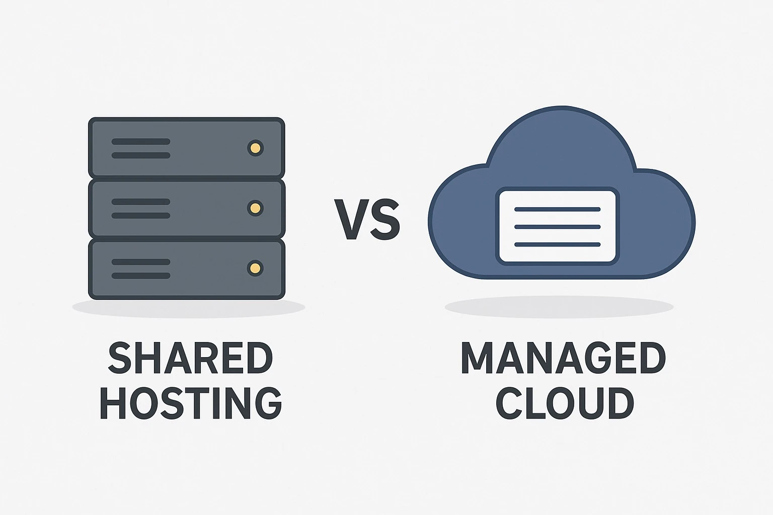 Web developer transitioning from shared hosting to managed cloud infrastructure